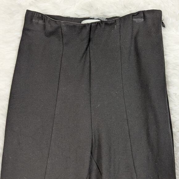 Anine Bing Max Trousers Split Hem High Rise Black Size 34 - Picture 11 of 14